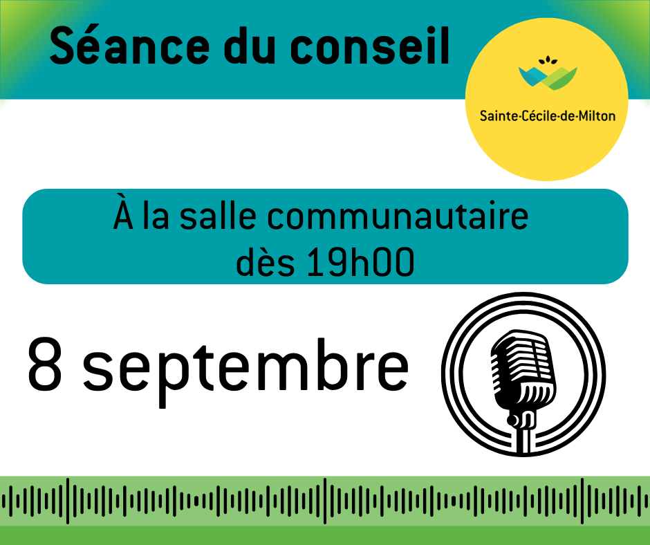 Prochaine séance du conseil
