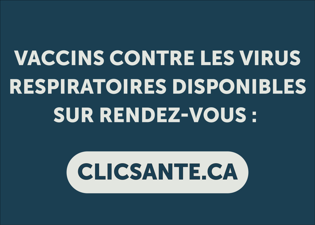 🍂 Vaccination saisonnière contre l’influenza et la COVID-19!